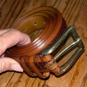 Allen Edmonds: Imported Calf Skin Belt Size 44